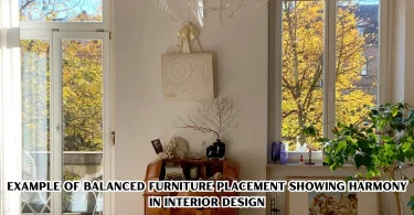 example of balanced furniture placement showing harmony in interior design
