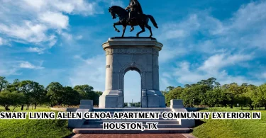 smart living allen genoa apartment community exterior in Houston, TX